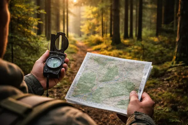 Ako sa orientovať v lese bez GPS a mobilu