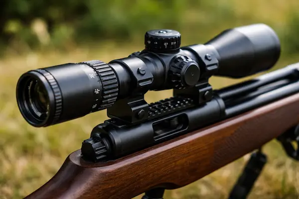 Puškohľad na vzduchovku s montážou – výber optiky pre presnú streľbu.webp