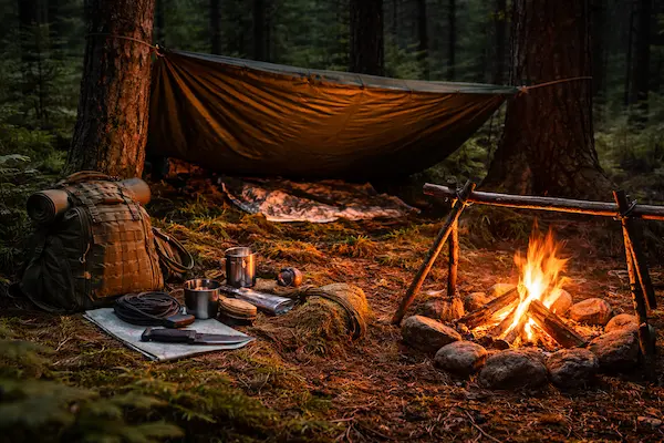 Prežitie v lese: Kompletný sprievodca survivalom, výbavou a stratégiou (od nuly po krízový režim)
