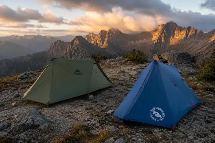 Turistický stan 2026: MSR Hubba Hubba LT vs Big Agnes Copper Spur UL2